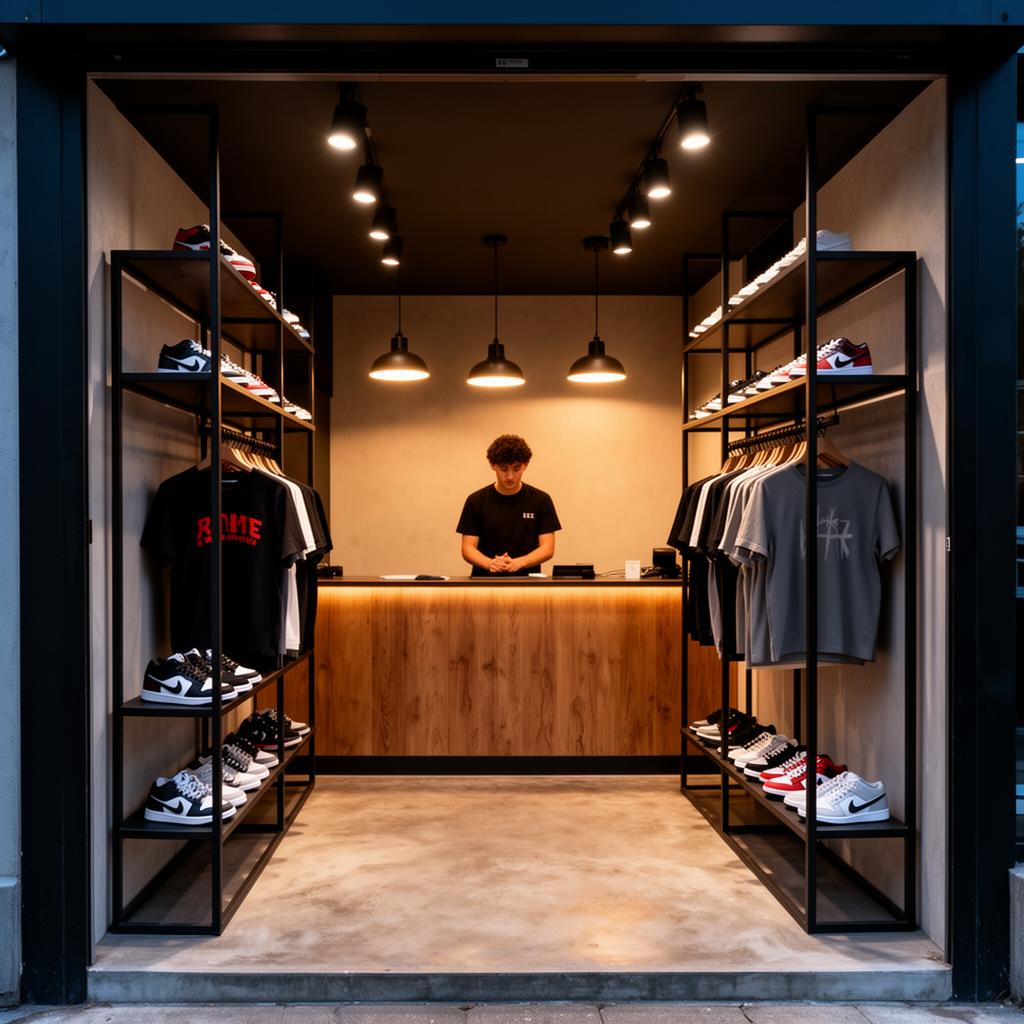 Modern micro-retail boutique inside Colonial District